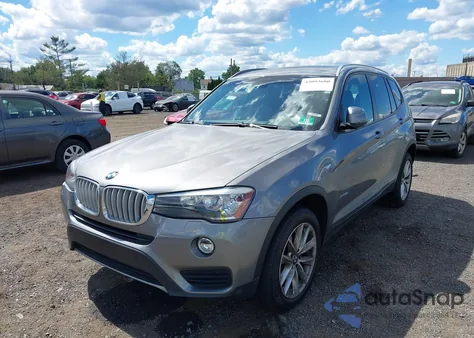 2015 BMW X3 xDrive28I из США, поврежденный, VIN 5UXWX9C57F0D55503